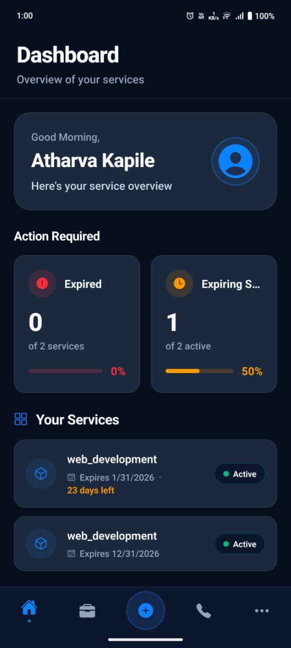 Imperium App Dashboard